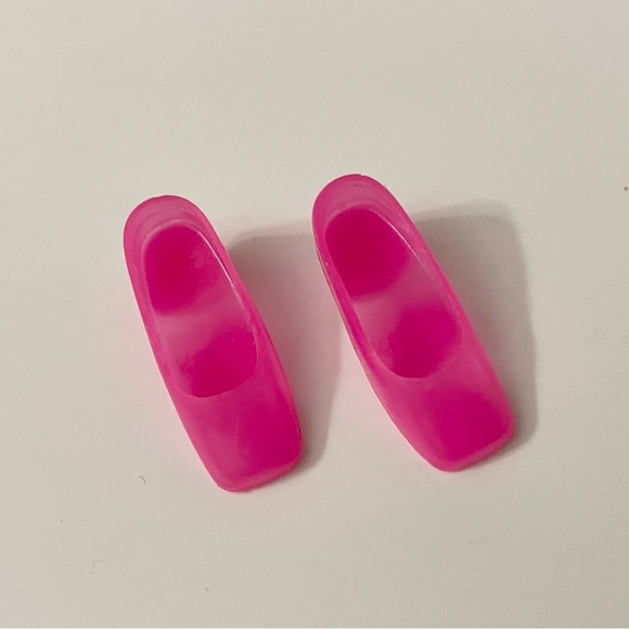 Vintage Barbie Pink Shoes Doll Accessory Korea - Picture 8 of 13